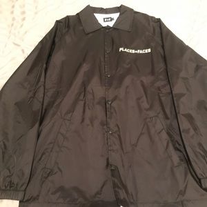 Black 3m places plus faces jacket